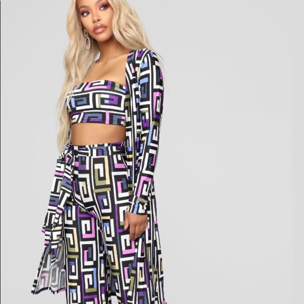 NWOT Fashion Nova Three piece Co ord